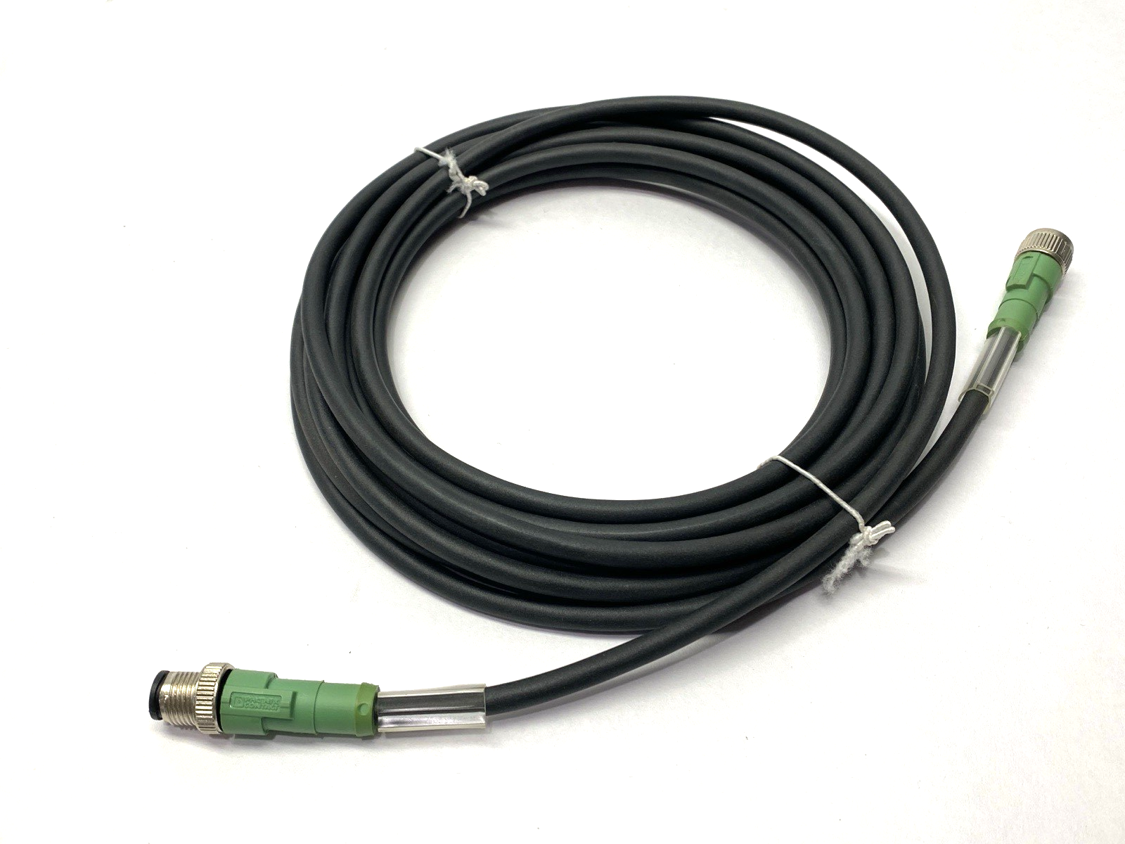 Phoenix Contact SAC-4P-M12MS/ 5,0-186/M12FS Double-Ended Cordset M12 5m 1509568 - New – Open box - Maverick Industrial Sales