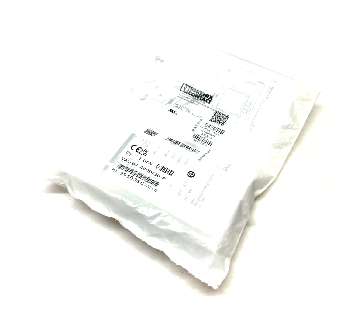 Phoenix Contact VAL-US-480D/30-P Type 1 Surge Protection Plug 2910340 - Maverick Industrial Sales