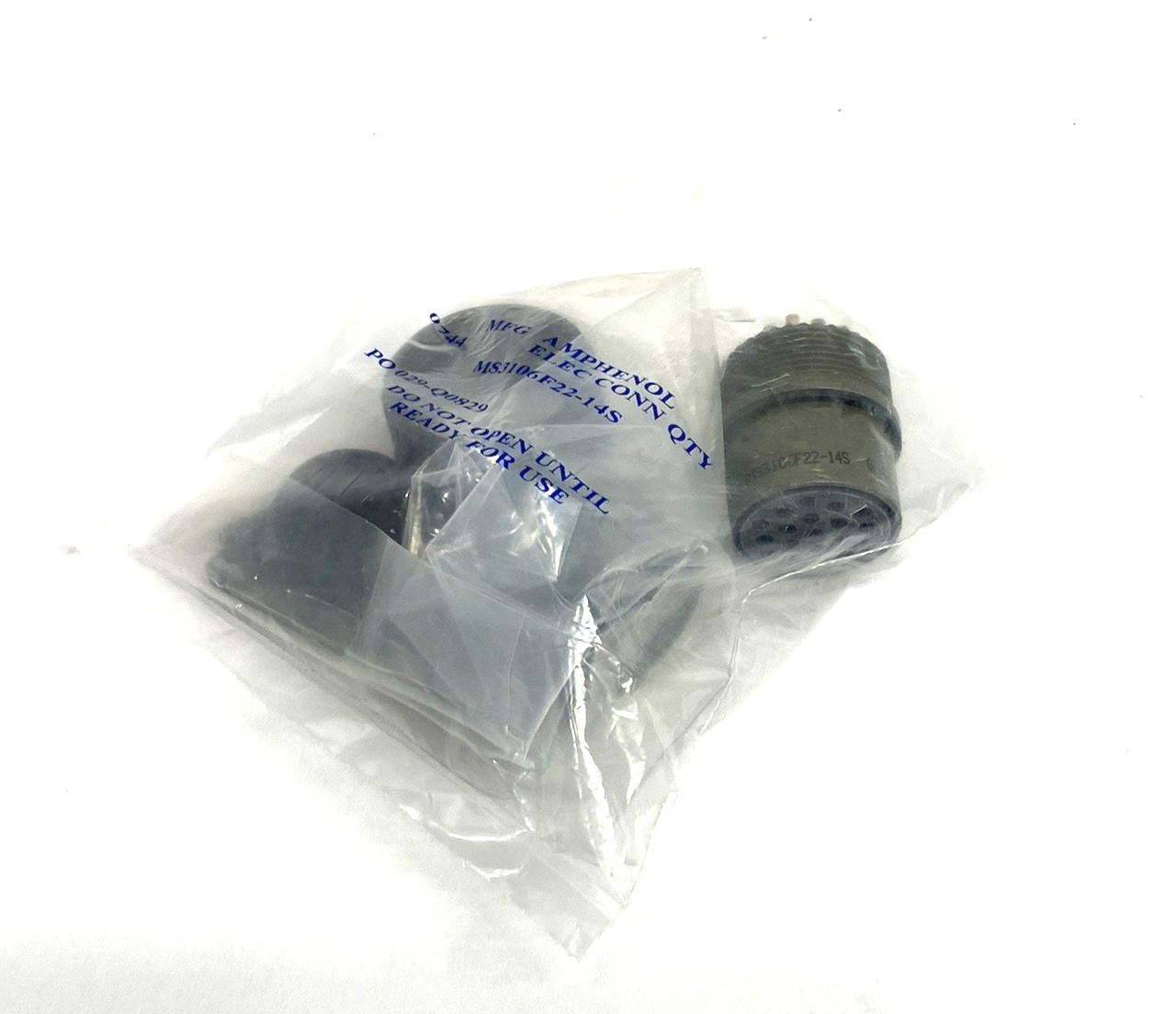 Amphenol MS3106F22-14S Circular Solder Cup Connector Plug 19-Position Female - Maverick Industrial Sales