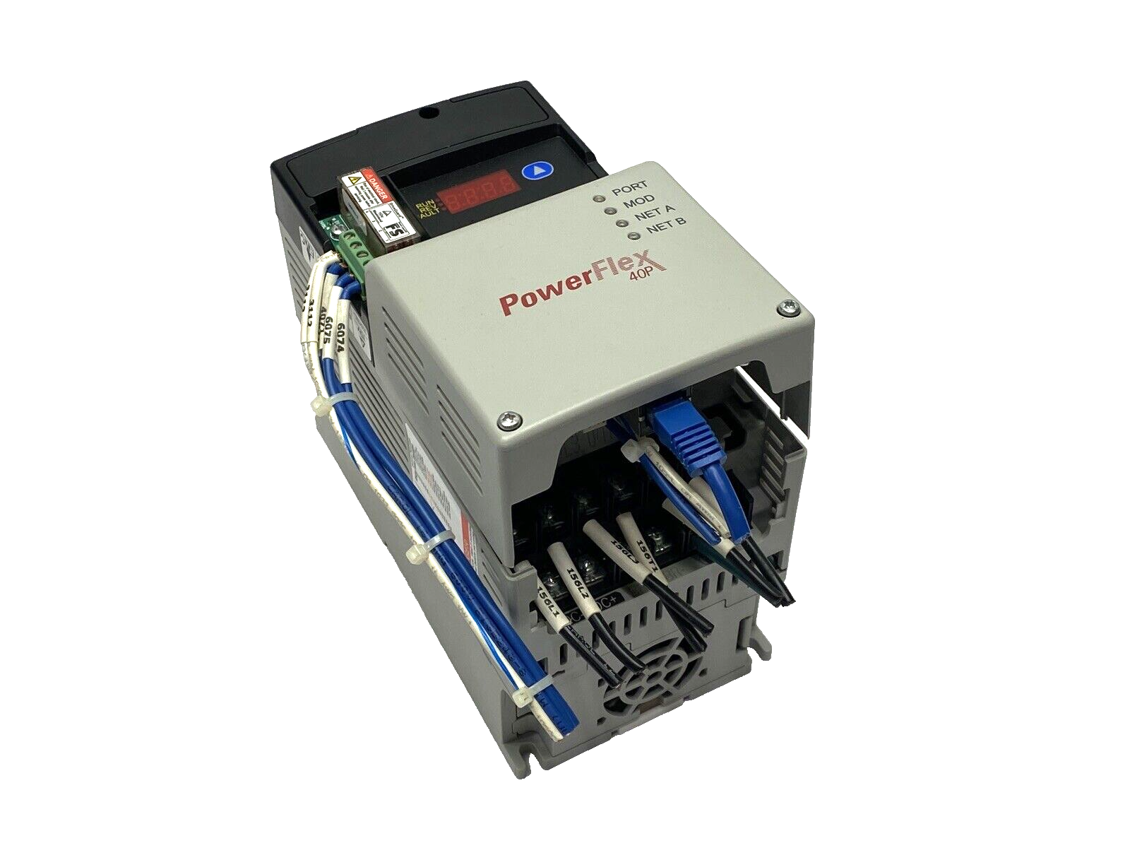 22D-D2P3N104 | Allen Bradley PowerFlex 40P AC Drive Ser. A MISSING HEX NUTS - Used - Maverick Industrial Sales