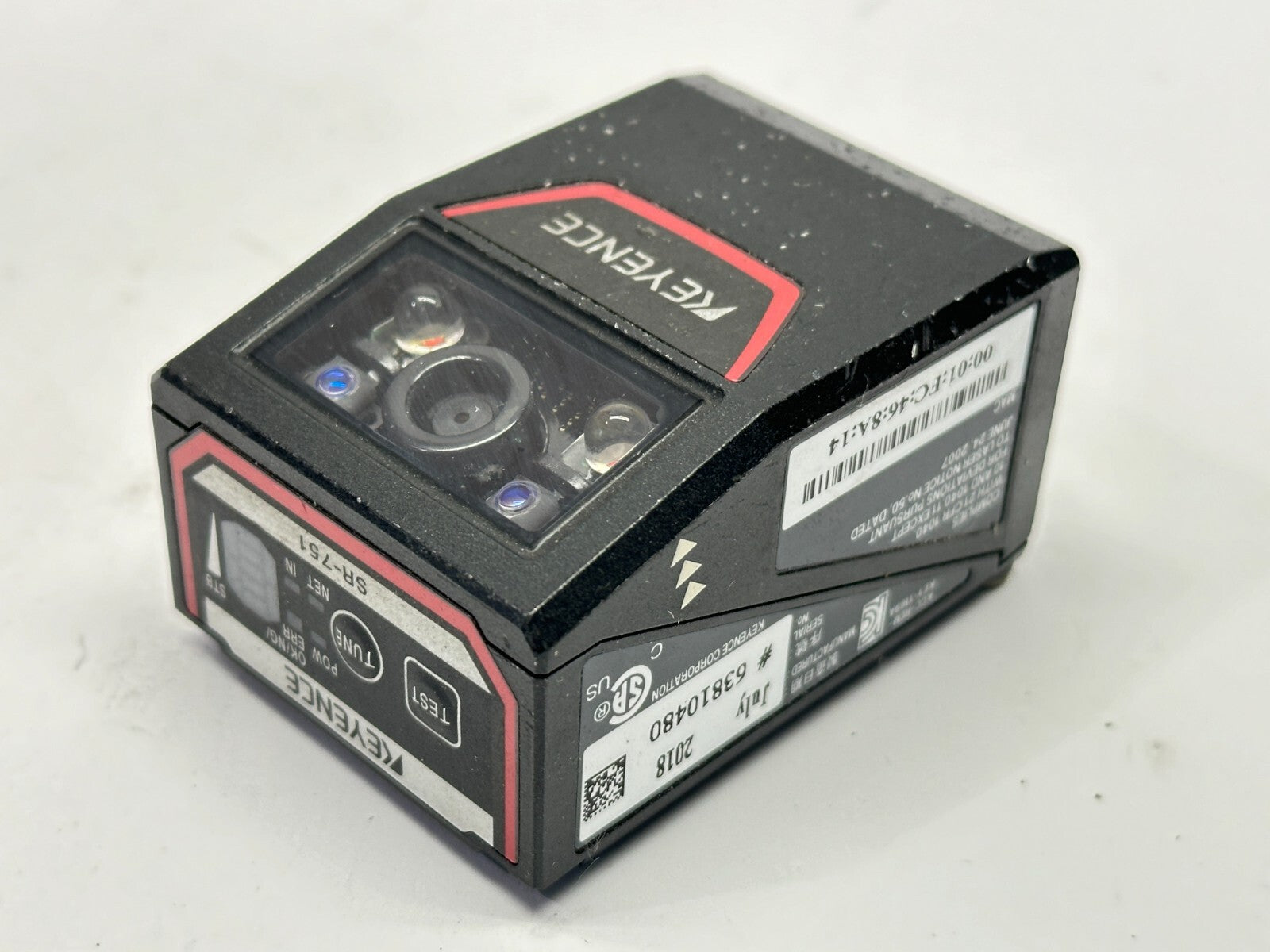 Keyence SR-751 Ethernet Compatible 2D Code Reader Medium-Distance Type - Used - Maverick Industrial Sales