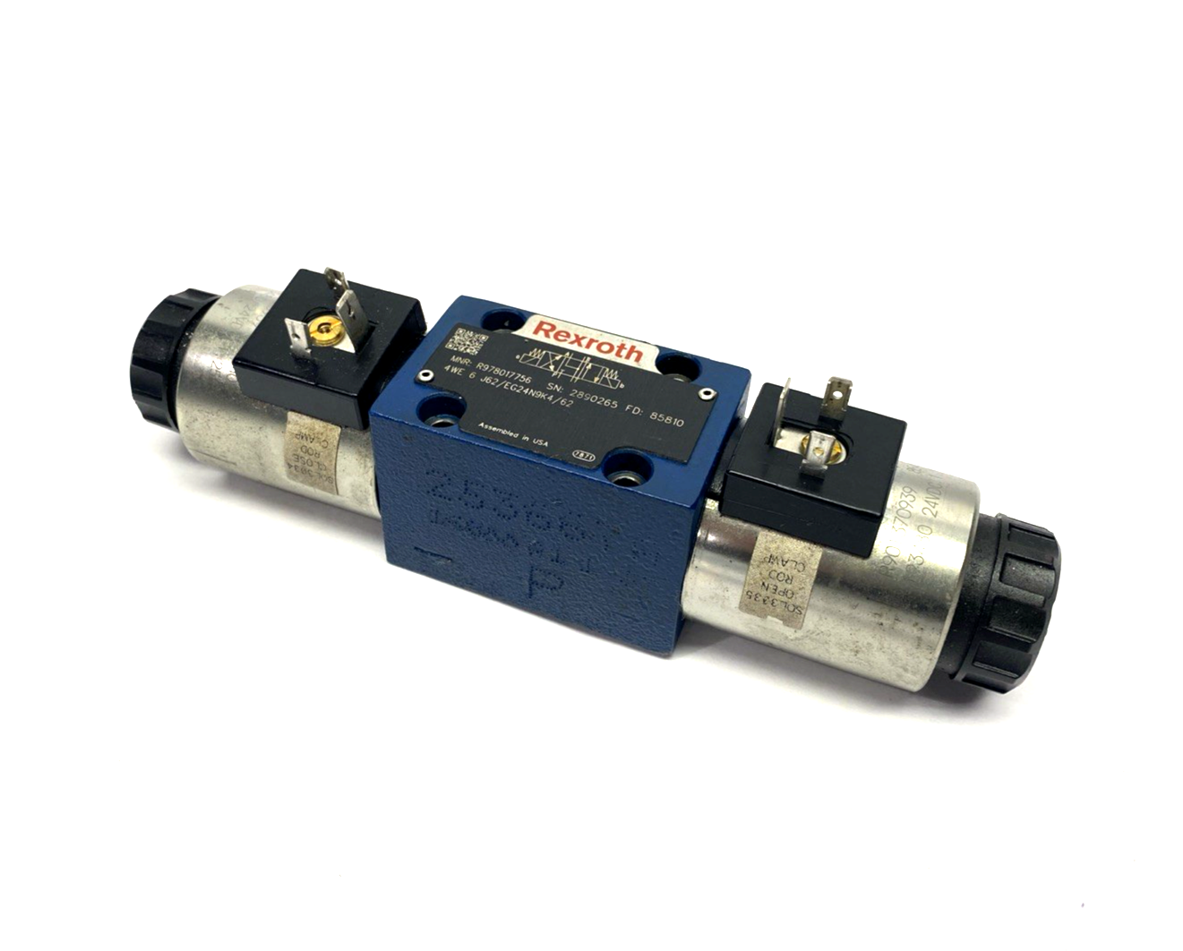 Bosch Rexroth R978017756 Directional Spool Valve 4WE6J62/EG24N9K4/62 - Maverick Industrial Sales