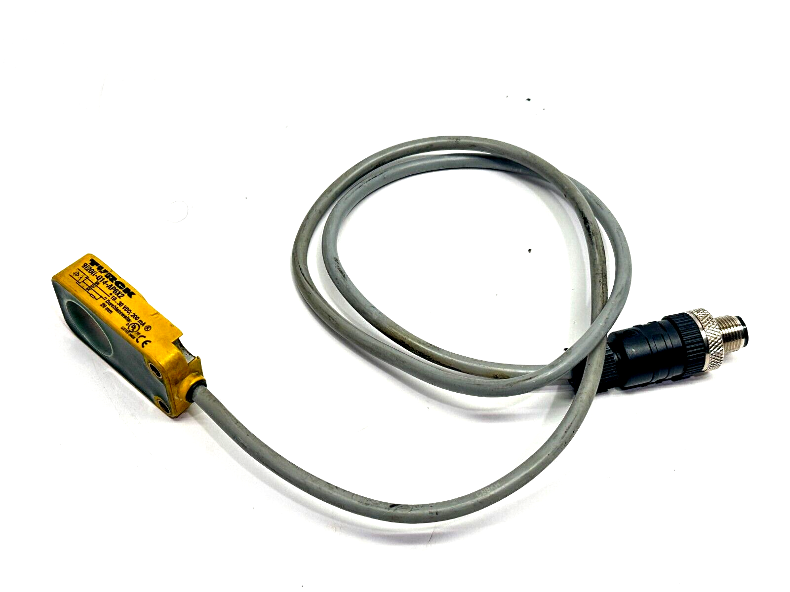 Turck Bi20R-Q14-AP6X2 Inductive Ring Sensor 1406300 M12 Male 4-pin - Used - Maverick Industrial Sales