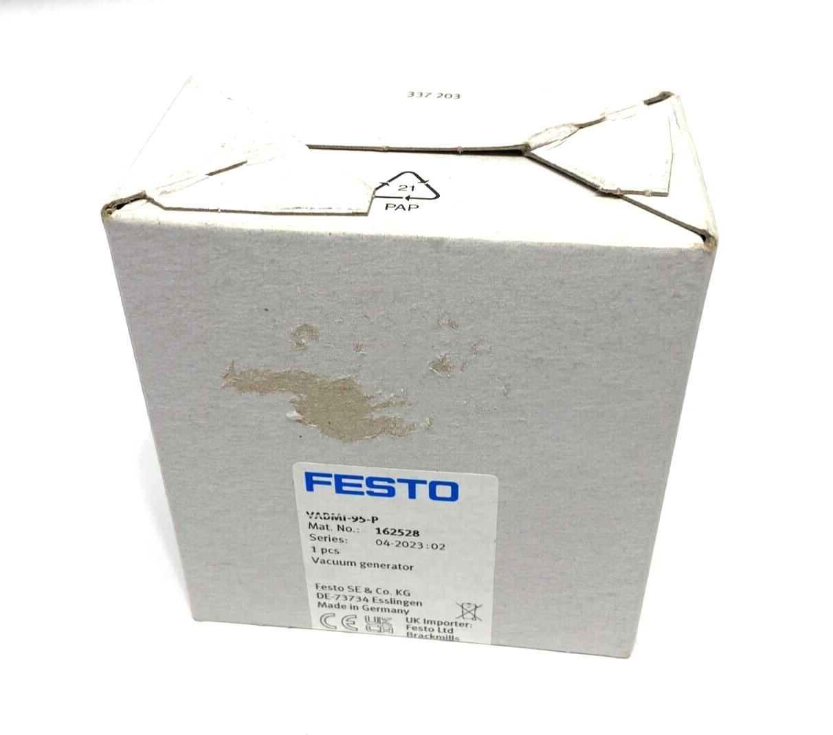 Festo VADMI-95-P Vacuum Generator 162528 - Maverick Industrial Sales
