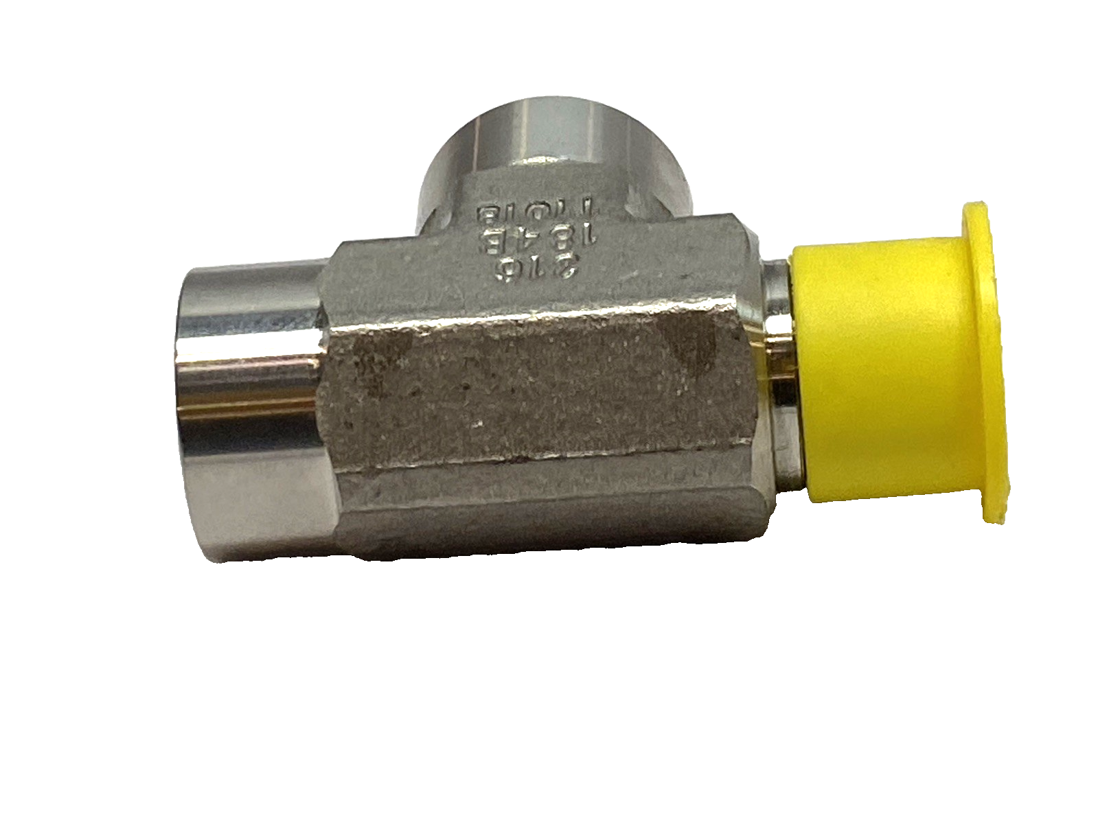 3/8 MRO-SS | Parker Male Run Tee 3/8-18 NPTF Stainless Steel Fitting- New – Open box - Maverick Industrial Sales