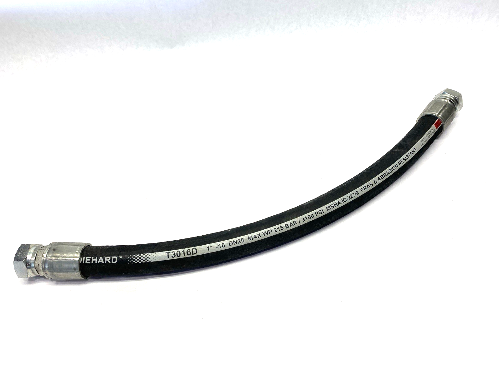 T3016D | Ryco Compact Isobaric Braid Hose 1" ID 21" Hose Length 215 Bar/ 3100PSI - New – Open box - Maverick Industrial Sales