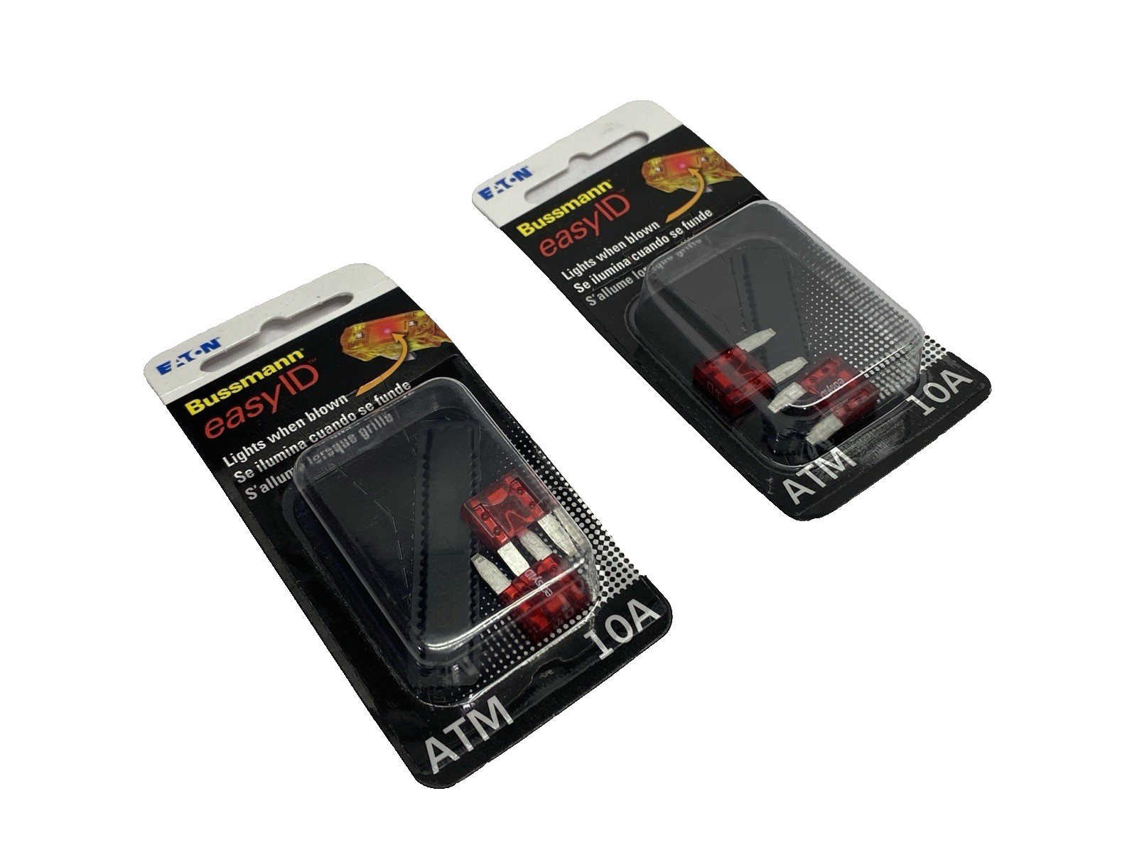 Eaton Bussmann BP/ATM-10ID easyID Illuminating Blade Fuse 32VDC 10A LOT OF 2 - Maverick Industrial Sales