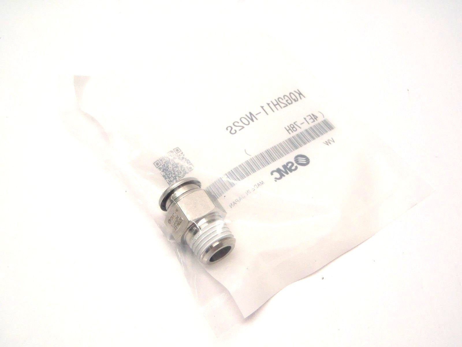 SMC KQG2H11-N03S 4E1-78H G1 1/4" to 3/8" Inch Stainless Male Connector Fitting - New – Open box - Maverick Industrial Sales
