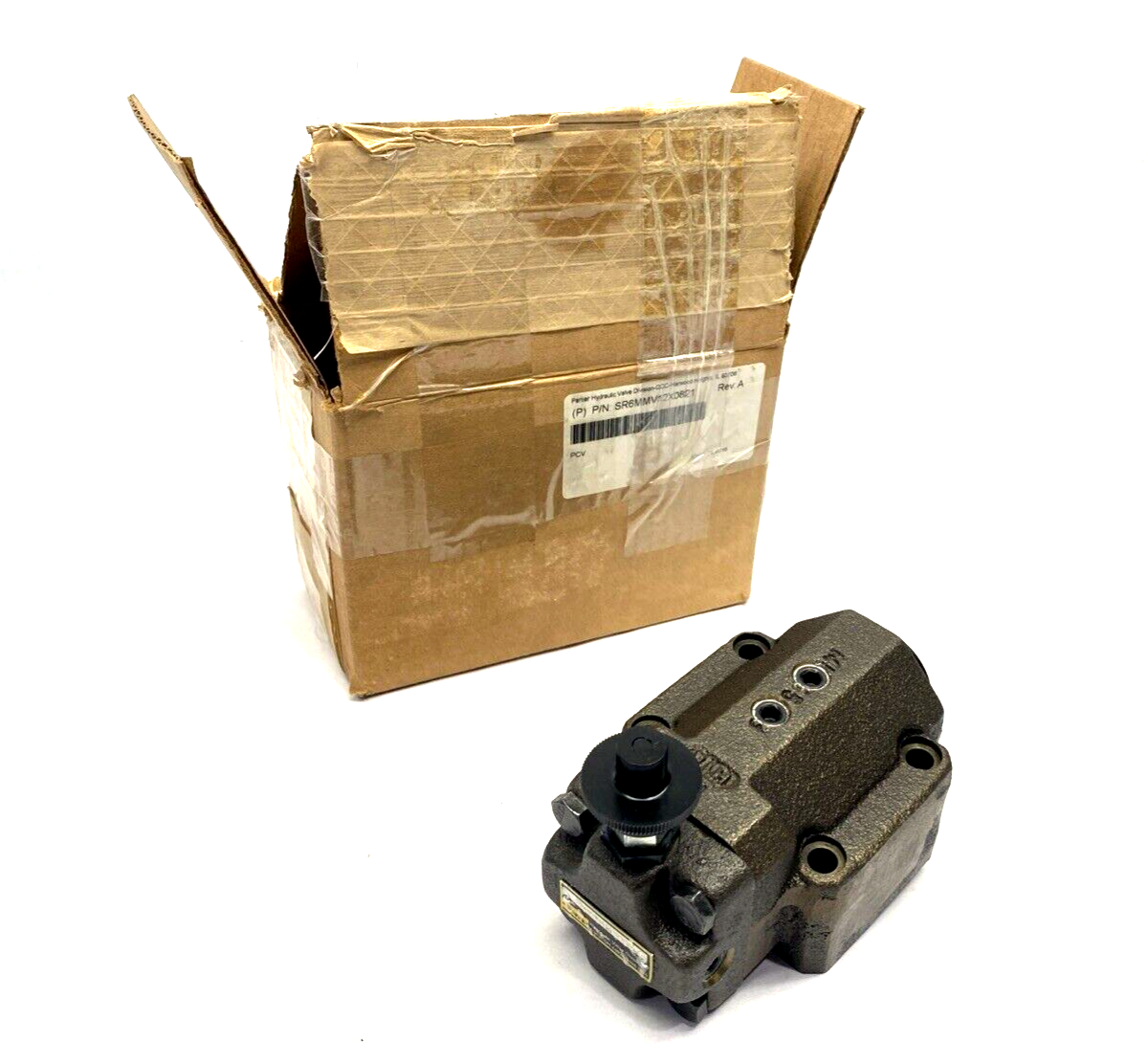 Parker SR6MMV12X0821 Hydraulic Valve - New – Open box - Maverick Industrial Sales