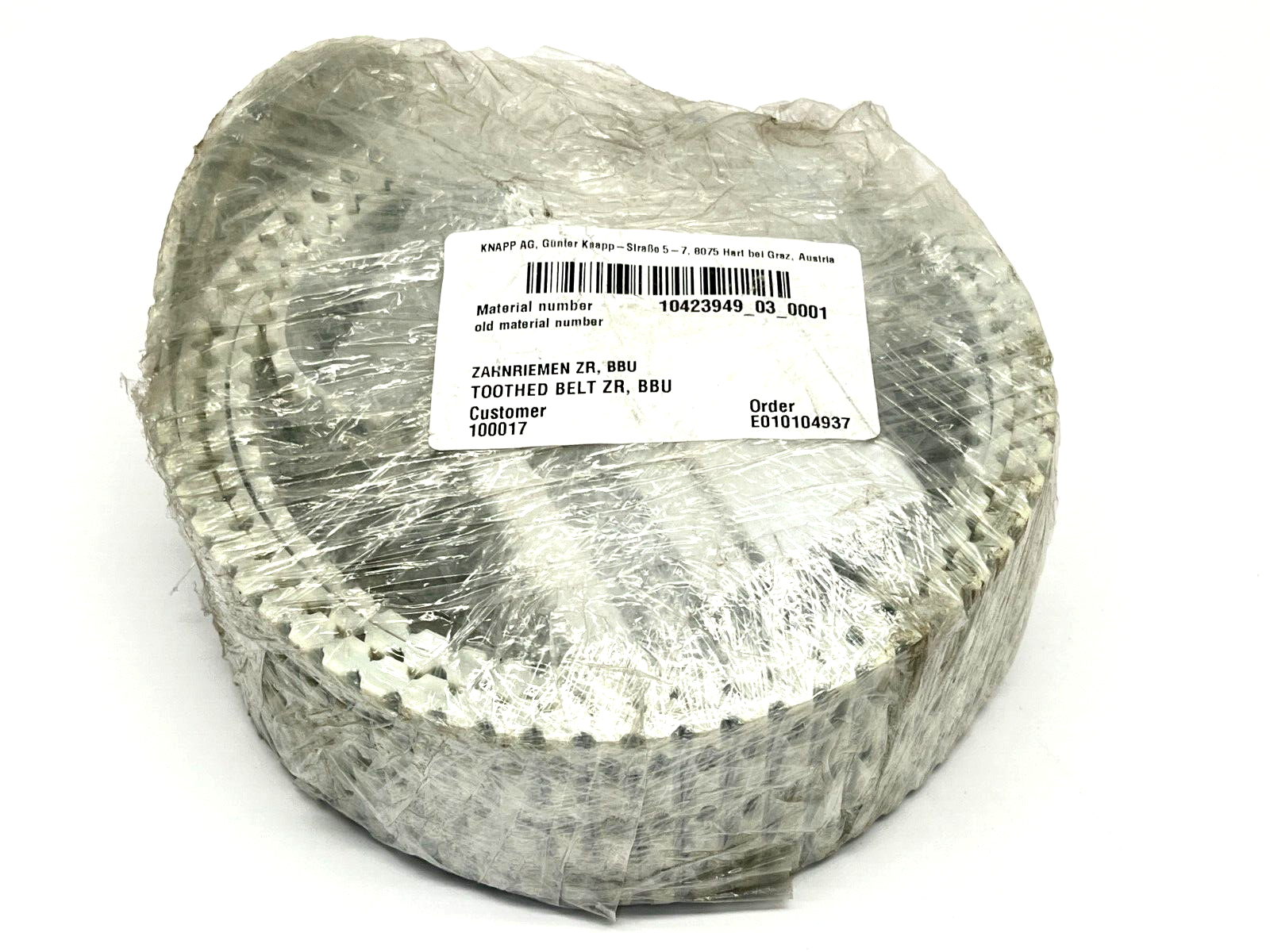 Knapp 10423949_03_0001 Toothed Belt ZR BBU - Maverick Industrial Sales