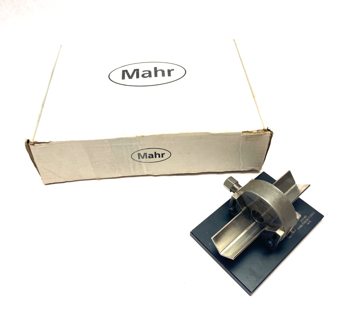 DR50-TGS2M-17.939-1, 2111362 | Mahr 2111362 Dimensionair 2-Jet Air Ring Gauge DR50-TGS2M-17.939-1 w/ Base Plate - Used - Maverick Industrial Sales