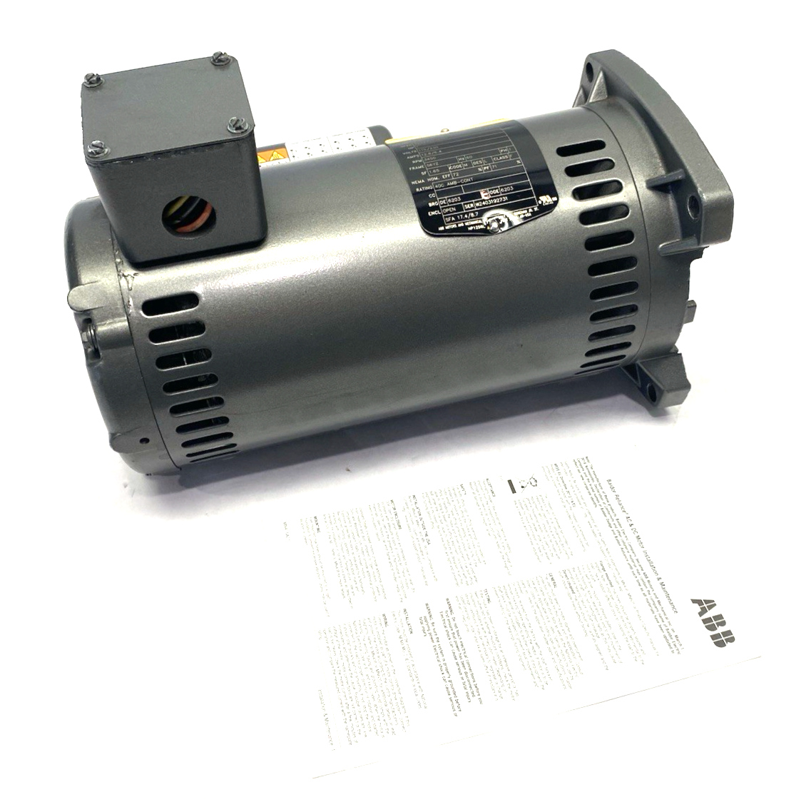Baldor Reliance 51302-3 Electric Motor 1HP 3450rpm 1-Phase 115/230V 34N433Y593G1 - Maverick Industrial Sales