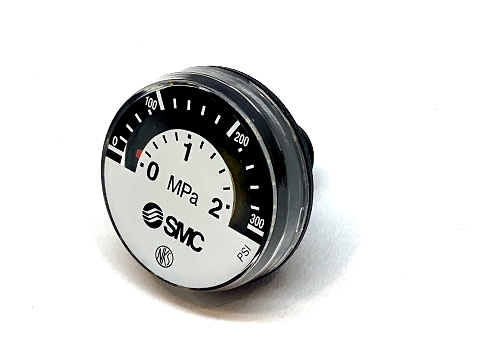G27-P20-N01 | SMC Pressure Gauge 0–0.2 MPa 1/8 NPT 26mm - New – Open box - Maverick Industrial Sales