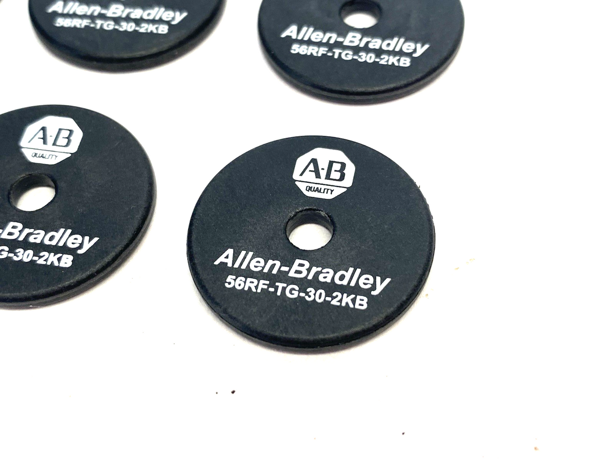 56RF-TG-30-2KB | Allen Bradley Ser. B 30mm Disc RFID Tag 2K Byte Memory PKG OF 12- New – Open box - Maverick Industrial Sales