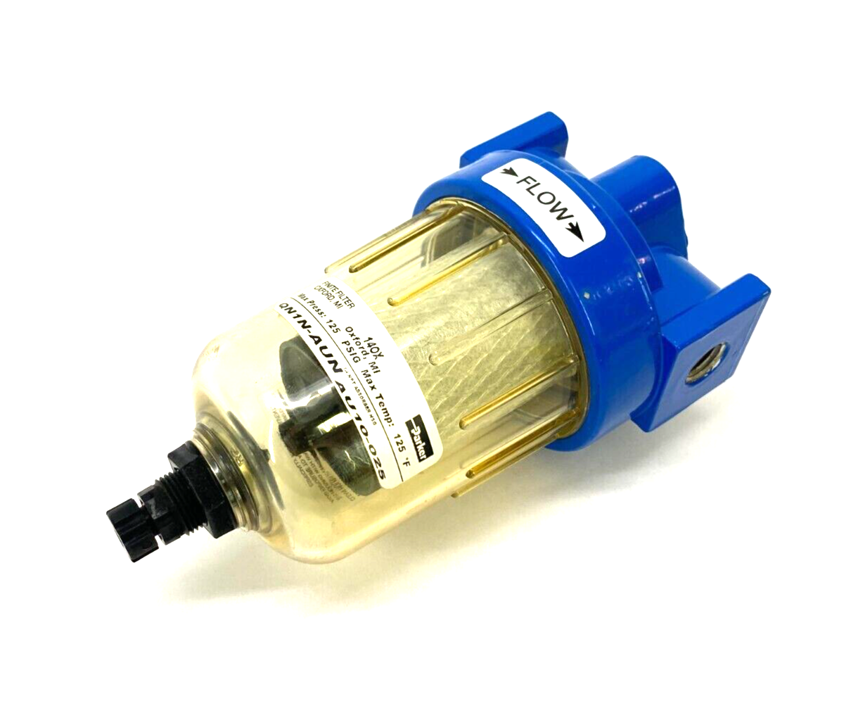 Parker QN1N-AUN Finite Vapor Adsorbing Filter 1/4" NPT 125psig - Used - Maverick Industrial Sales