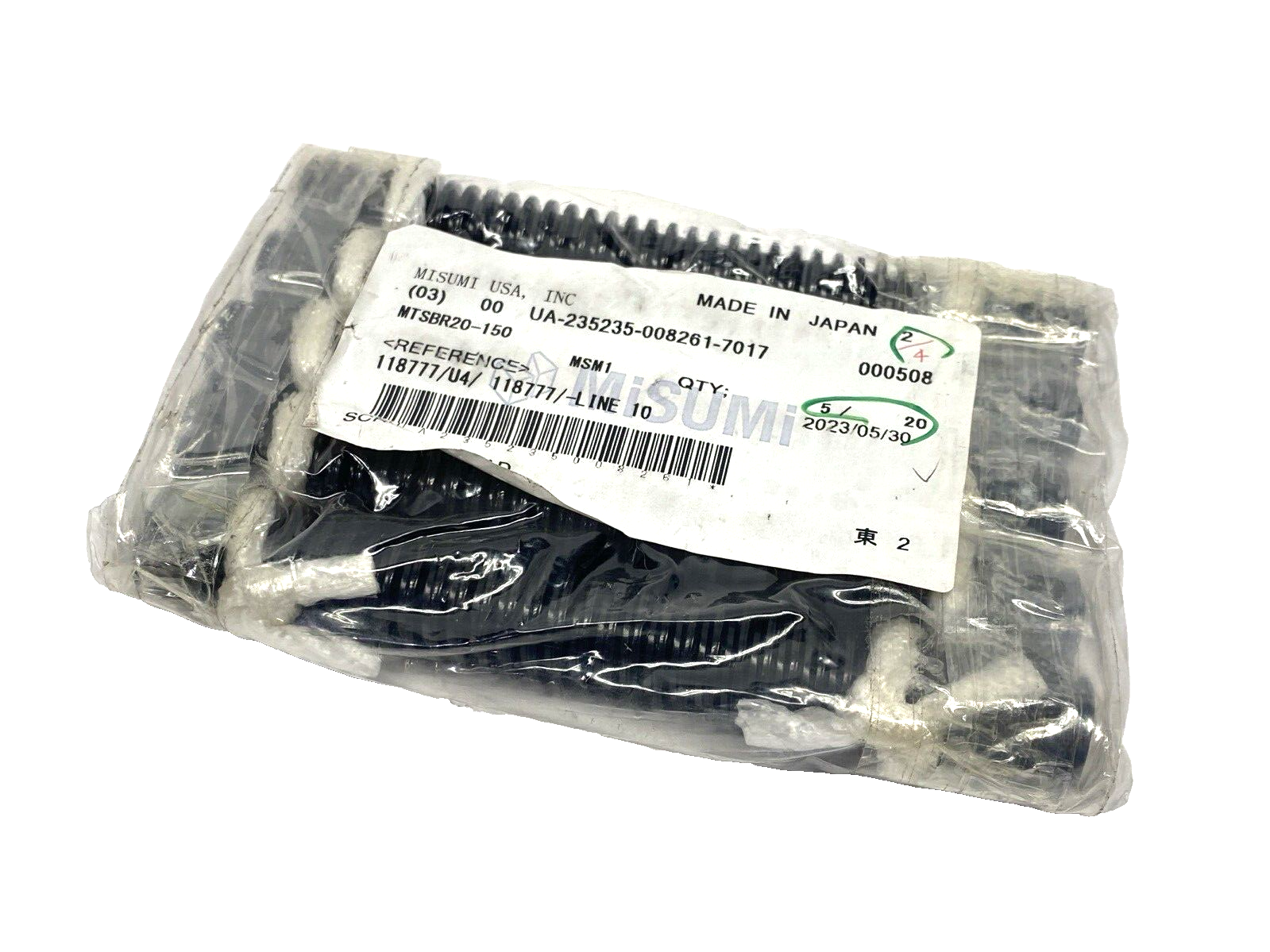 MiSUMi MTSBR20-150 Lead Screw 20mm Right Hand Thread 4mm Pitch 150mm Long 5-PACK - Maverick Industrial Sales