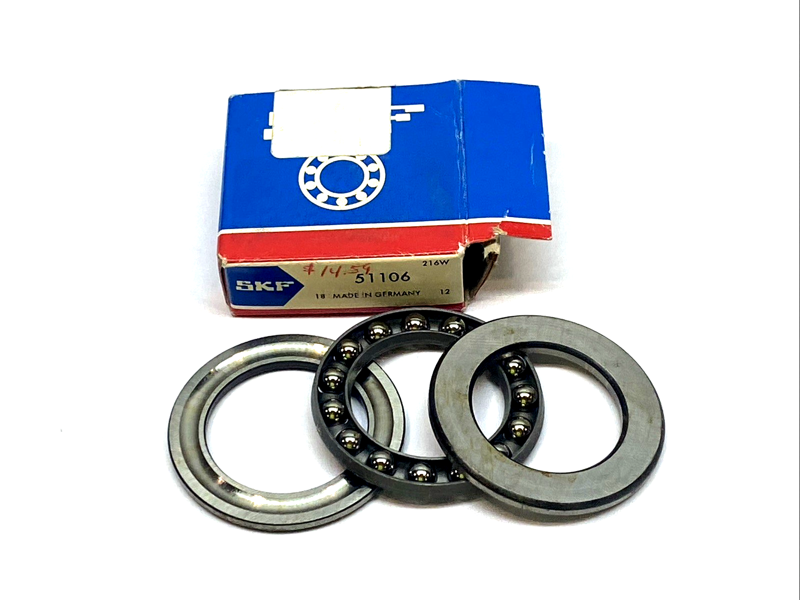 SKF 51106 Thrust Ball Bearing 30x47x11mm Single Direction Axial - Maverick Industrial Sales