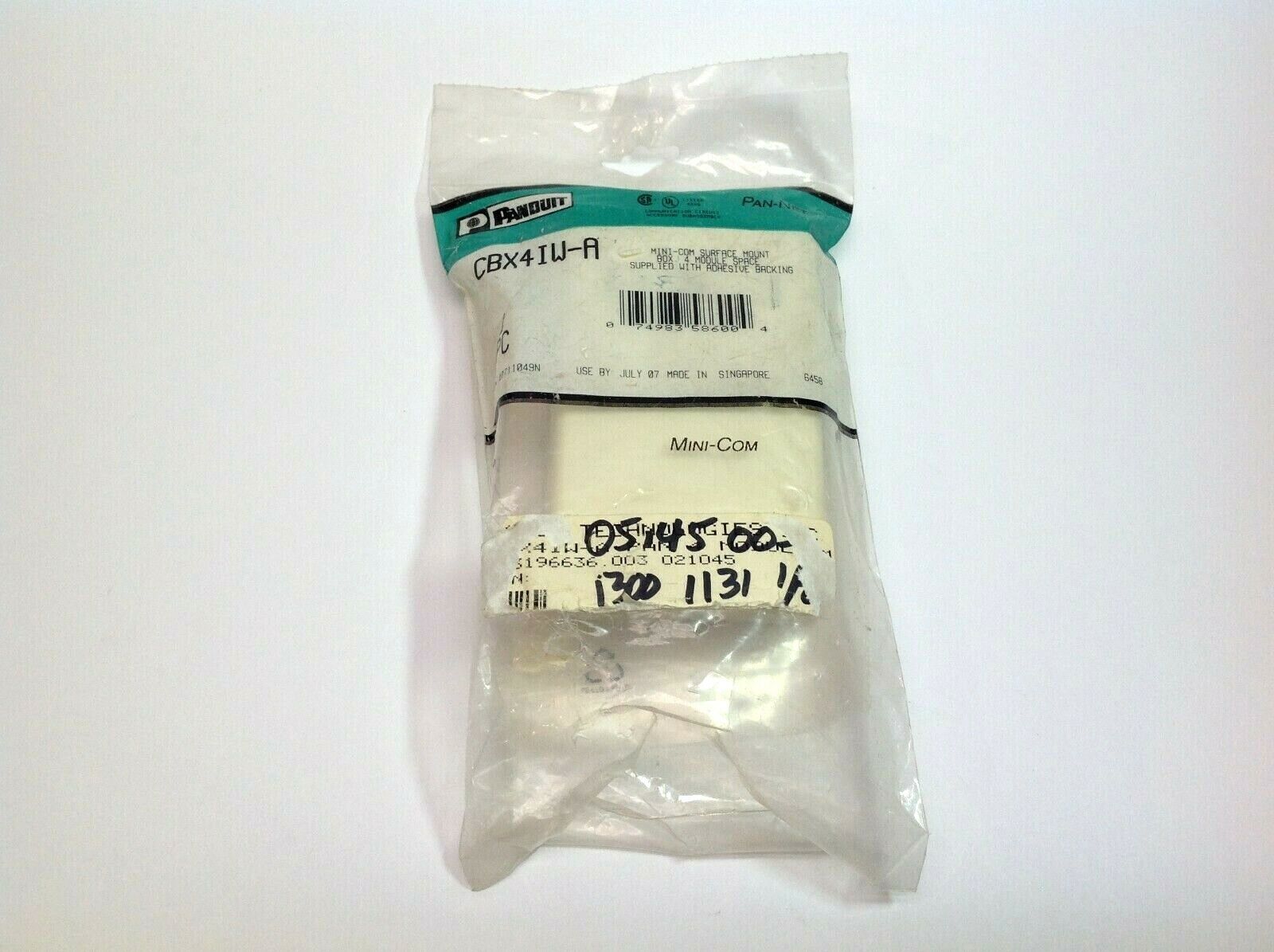 Panduit CBX4IW-A Mini-Com Surface Mount Box - New – Open box - Maverick Industrial Sales