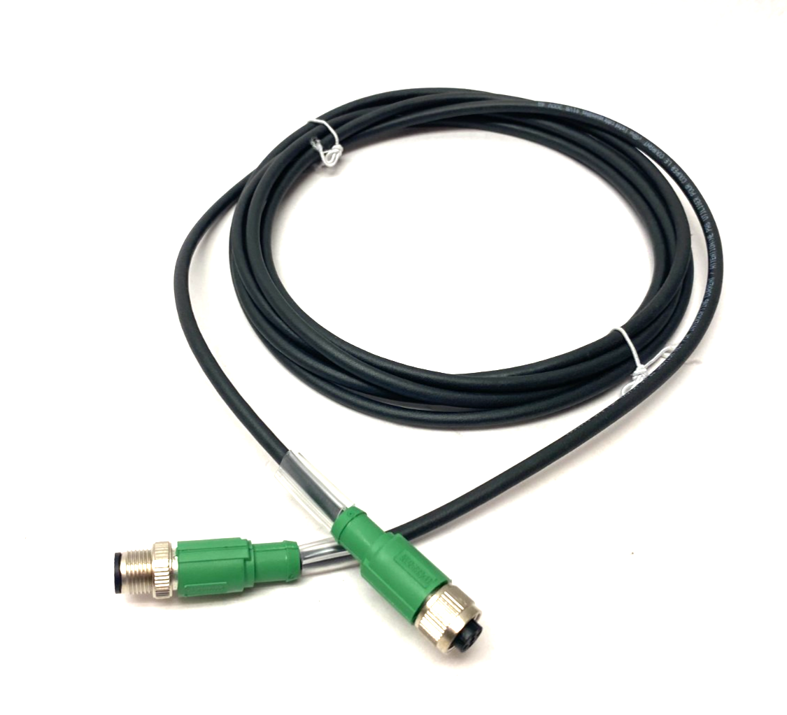 Phoenix Contact SAC-4P-M12MS/3,0-PUR/M12FS SH Double Ended Cordset 1500871 - Maverick Industrial Sales