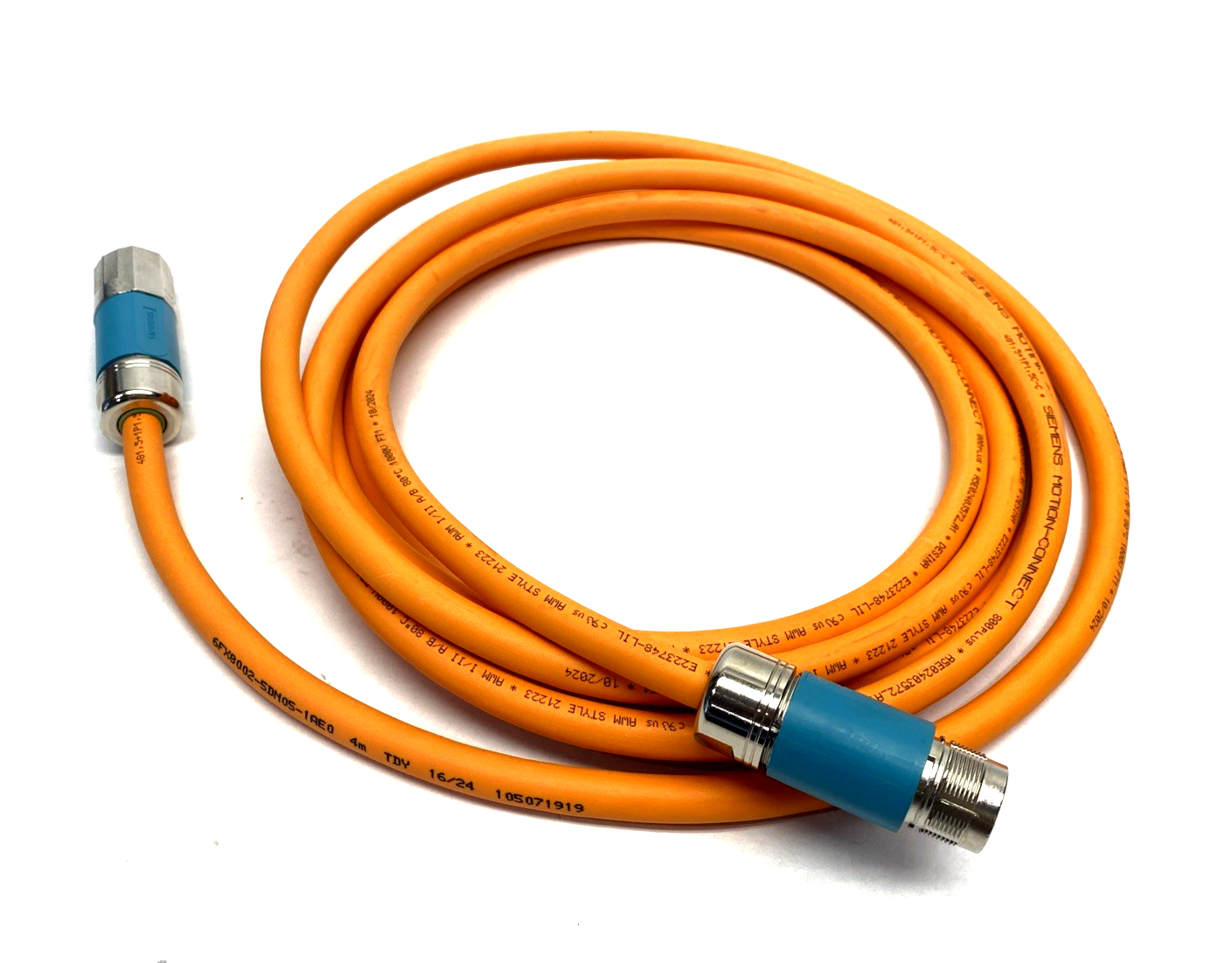 Siemens 6FX8002-5DN05-1AE0 Power Cable 4m - Maverick Industrial Sales