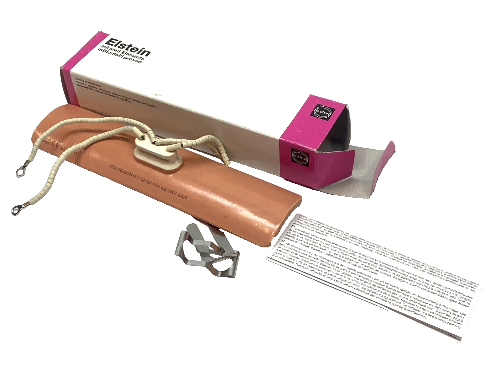 T-FSR 1000 | Elstein Ceramic IR Panel Heater 1000W 480VAC- New – Open box - Maverick Industrial Sales