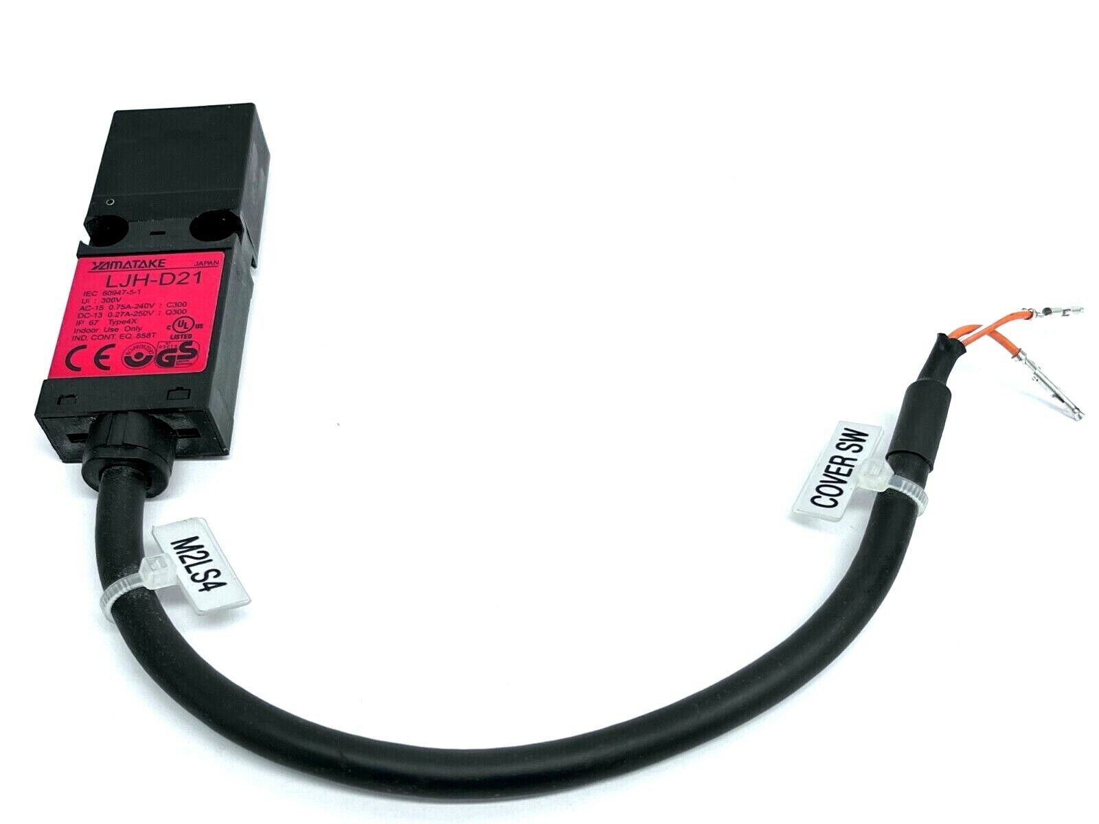 Yamatake LJH-D21 Limit Switch 8" Cable - Used - Maverick Industrial Sales