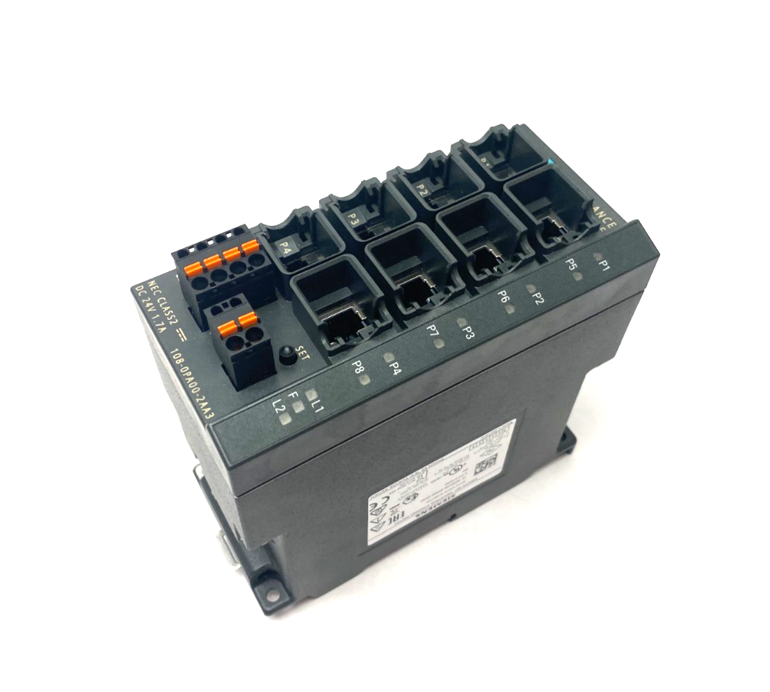 Siemens 6GK5108-0PA00-2AA3 SCALANCE X108PoE Unmanaged IE Ethernet Switch - Maverick Industrial Sales