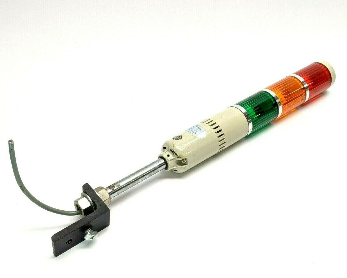 Hanyoung HY-TB Stack Light Tower Green Yellow Red 24VDC 5W Bulb - For parts or not working - Maverick Industrial Sales