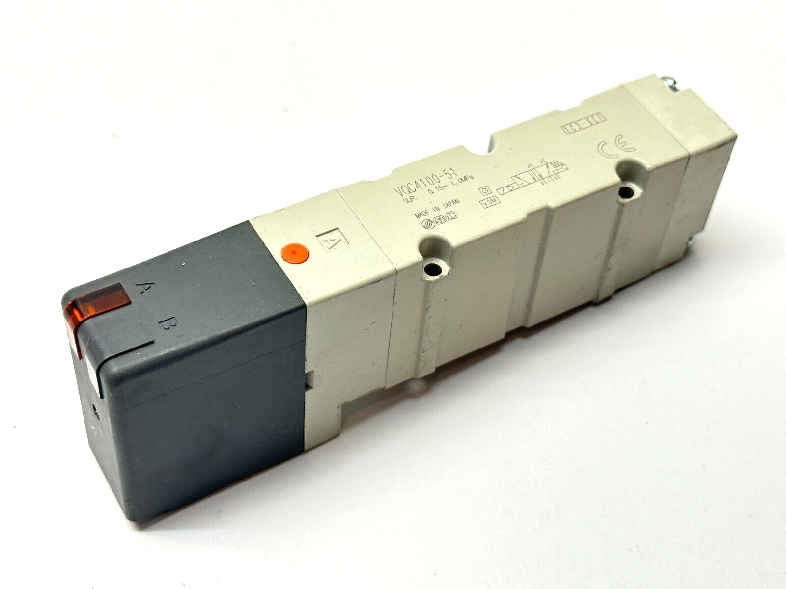 VQC4100-51 | SMC Solenoid Valve 5-Port - Used - Maverick Industrial Sales