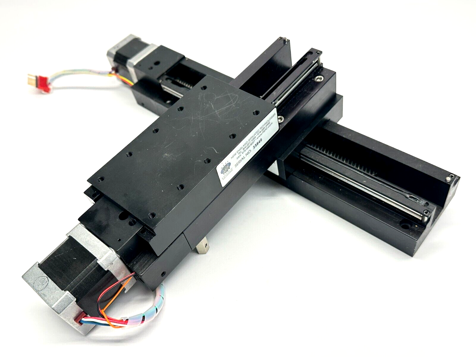 Kollmorgan NEAT Dual X-Y Axis Linear Actuators w/ Vexta C5858-9012 Stepper Motor - Used - Maverick Industrial Sales