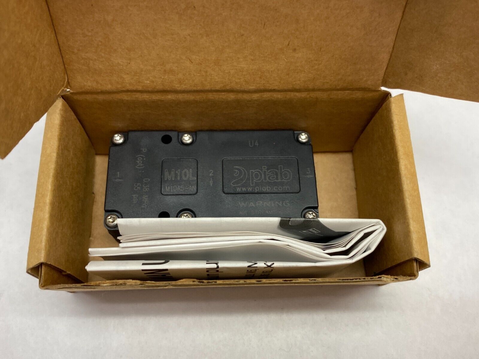 0102871 | Piab Vacuum Pump 55psi MINI M10L A NBR - New Other - Maverick Industrial Sales