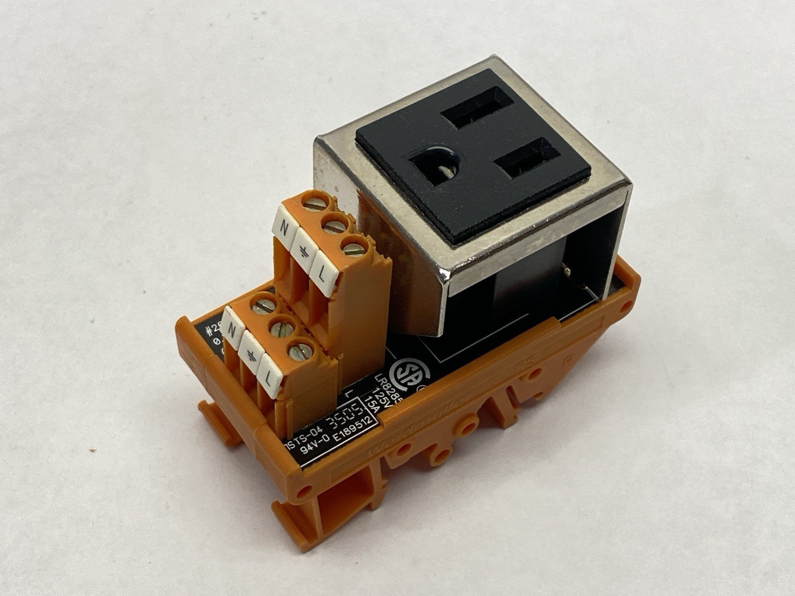 Weidmuller 9915480000 Terminal Block AC Outlet Module 15A 125V - Maverick Industrial Sales