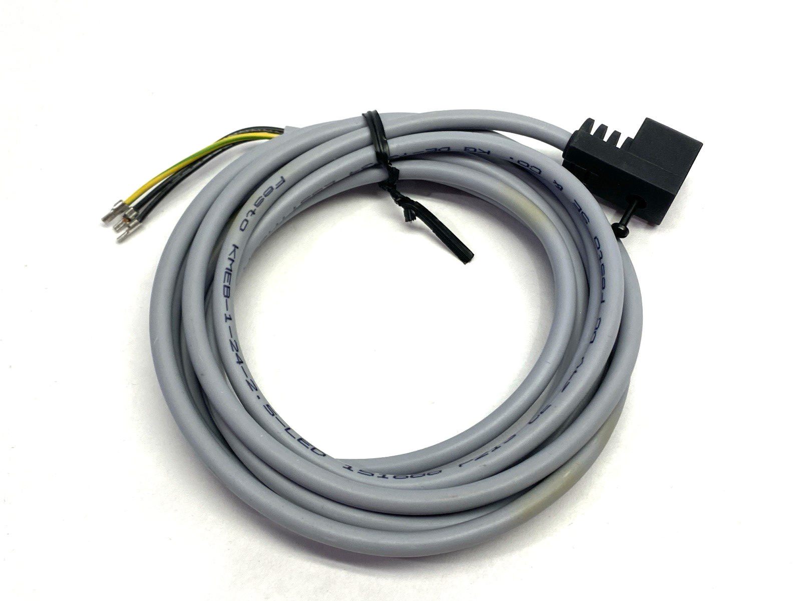 Festo KMEB-1-24-2.5-LED Angled Plug Socket w/Cable 151688 - New – Open box - Maverick Industrial Sales