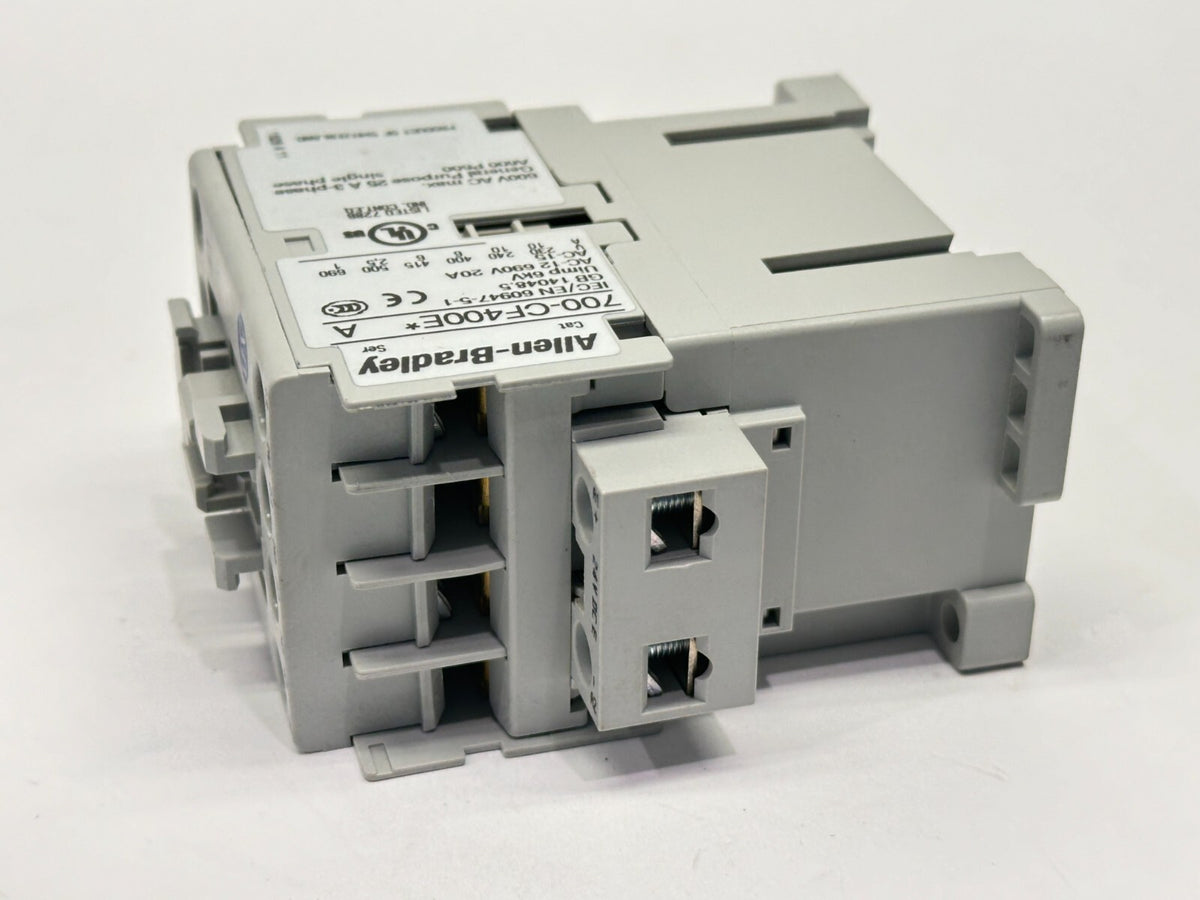 700-CF400EJ | Allen Bradley Ser A Industrial MCS-CF Control Relay 4 NO 24VDC- Used - Maverick Industrial Sales