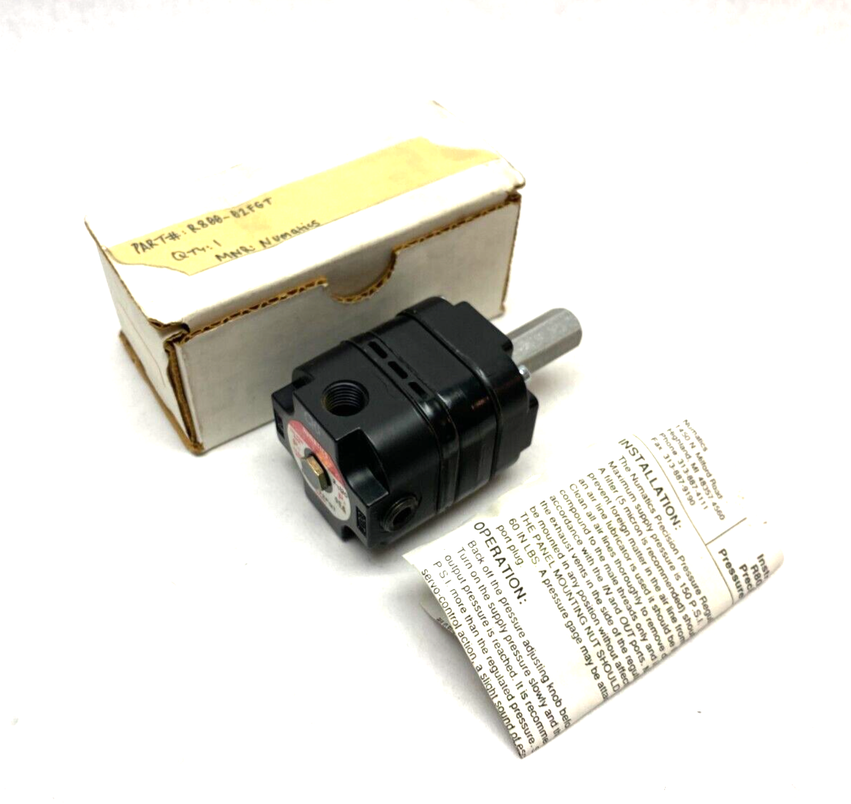 Numatics R800-02FGT Precision Pressure Regulator - New – Open box - Maverick Industrial Sales