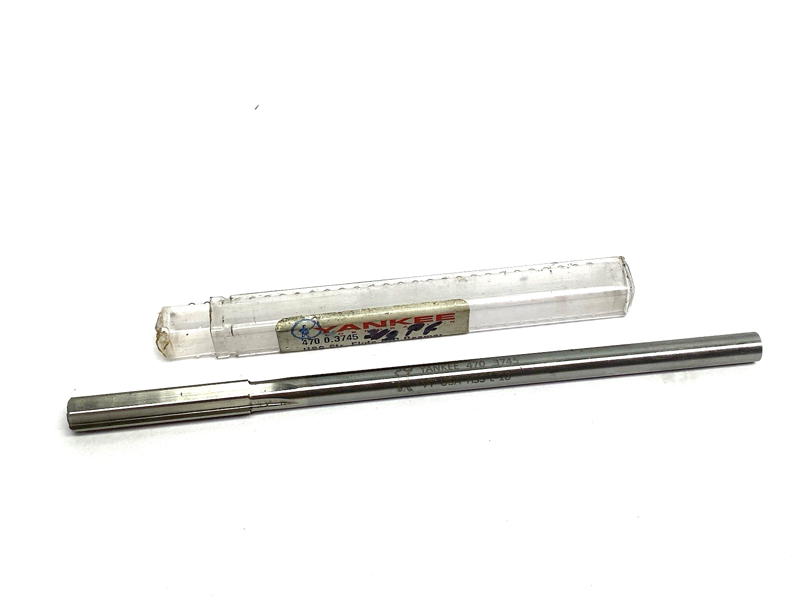 470 0.3745 | Yankee Straight Flute D/P Reamer HSS 0.3745 Dia - New – Open box - Maverick Industrial Sales