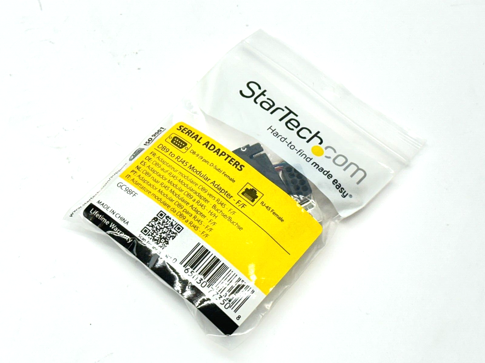 StarTech GC98FF DB9 to RJ45 Modular Adapter F/F - Maverick Industrial Sales