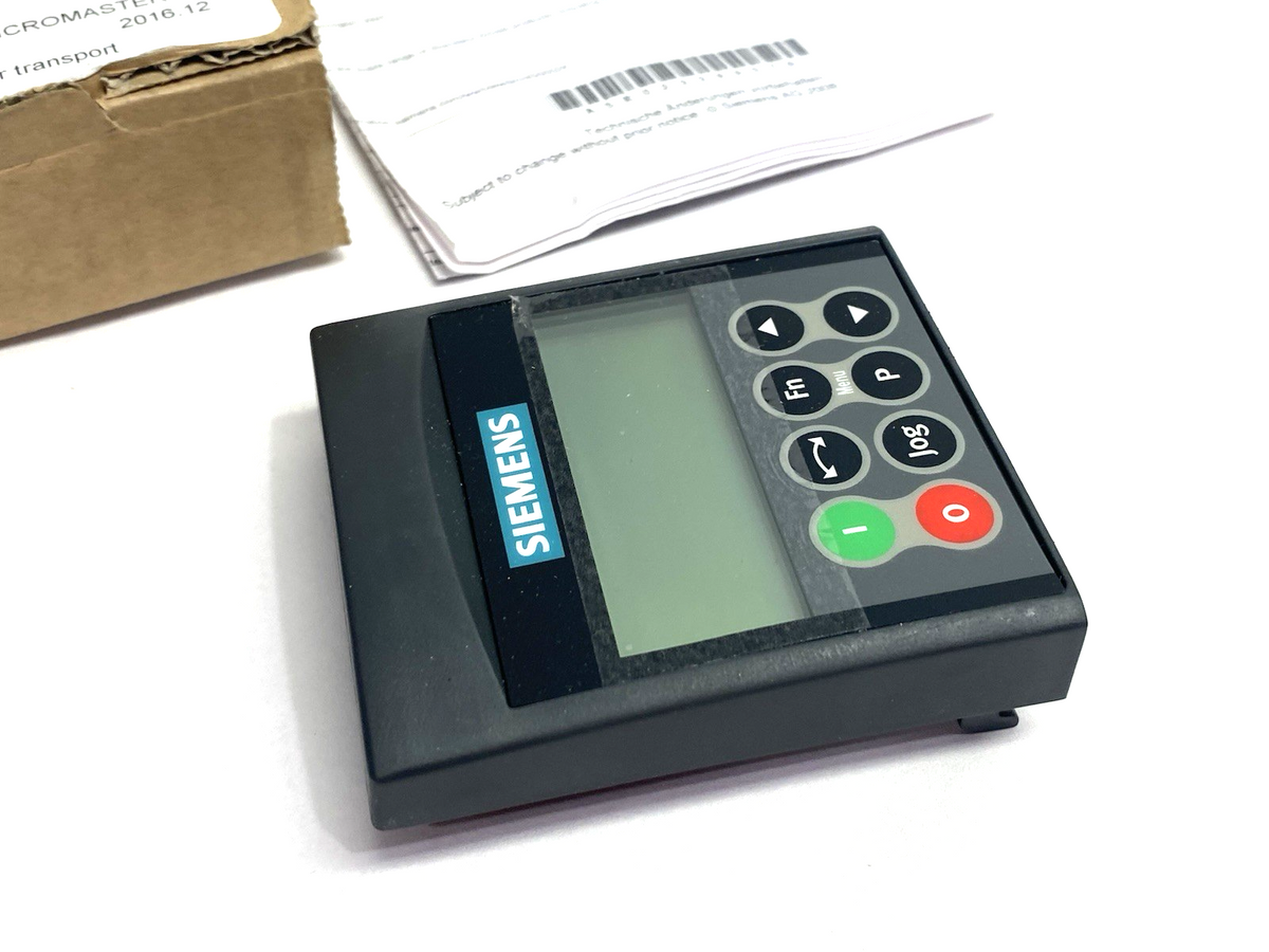 6SE6400-0AP00-0AA1 | Siemens MICROMASTER 4 Advanced Operator Panel (AOP) - New – Open box - Maverick Industrial Sales
