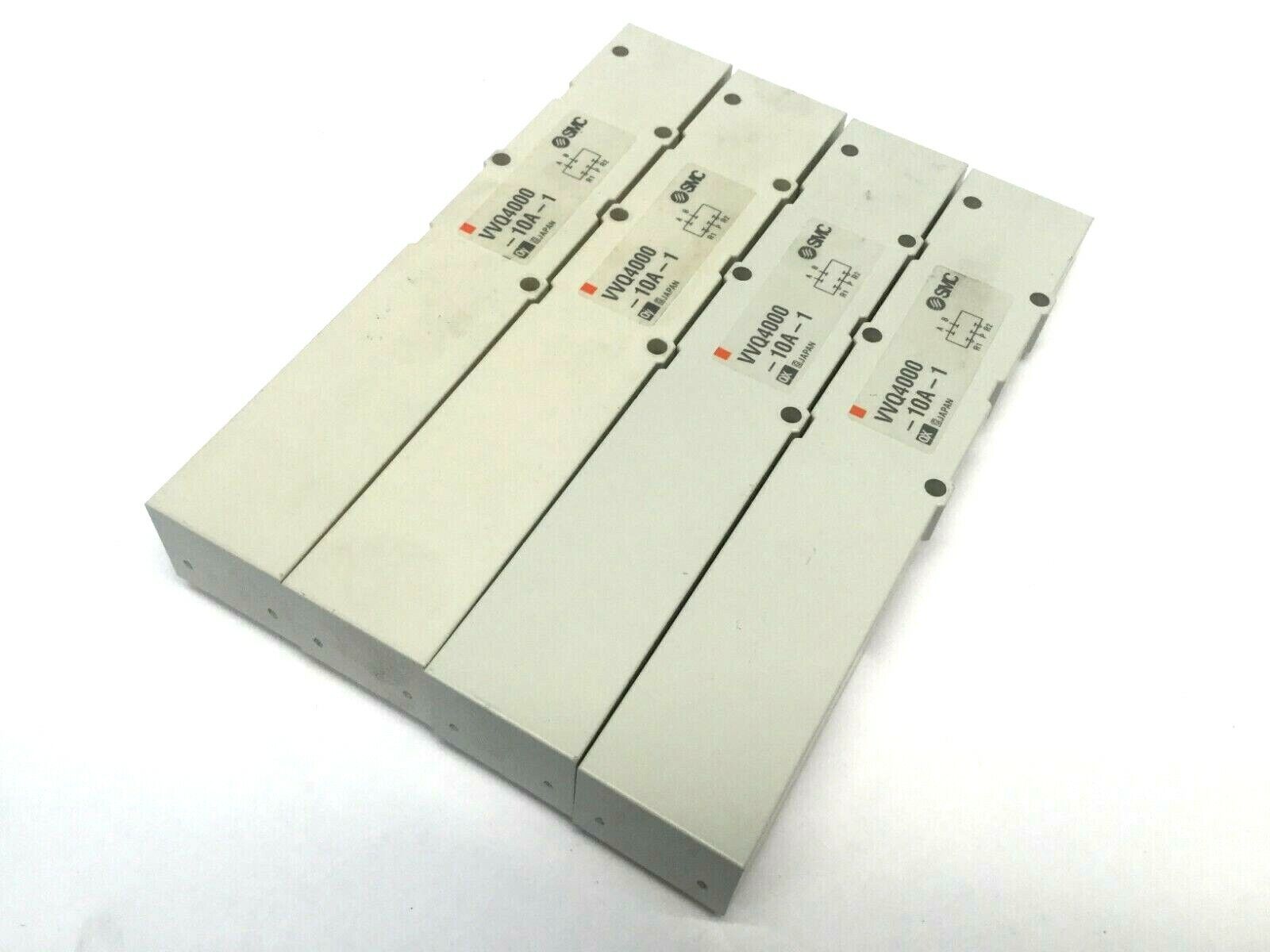 SMC VVQ4000-10A-1 Valve Blank Plates LOT OF 4 - Used - Maverick Industrial Sales