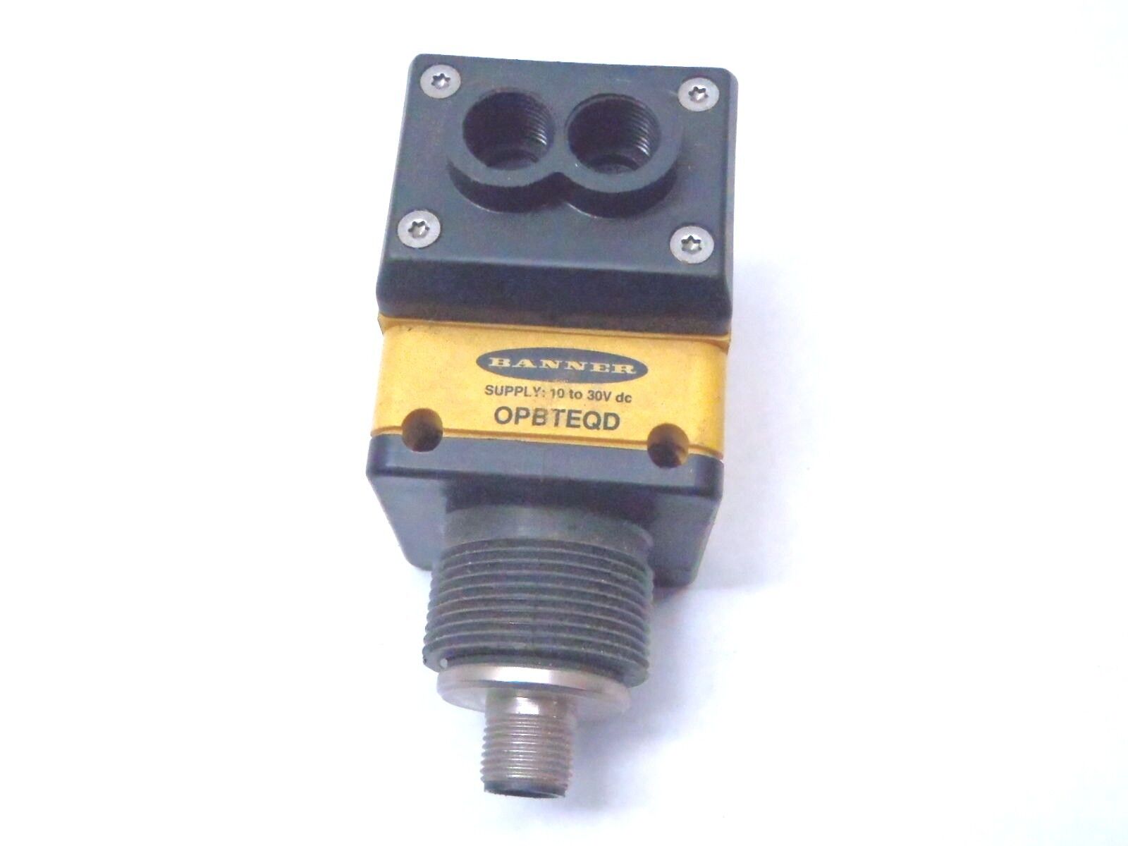 Banner OPBTEQD Sensor Power Block w/ OSBFX Fiber Optic Sensor - Used - Maverick Industrial Sales