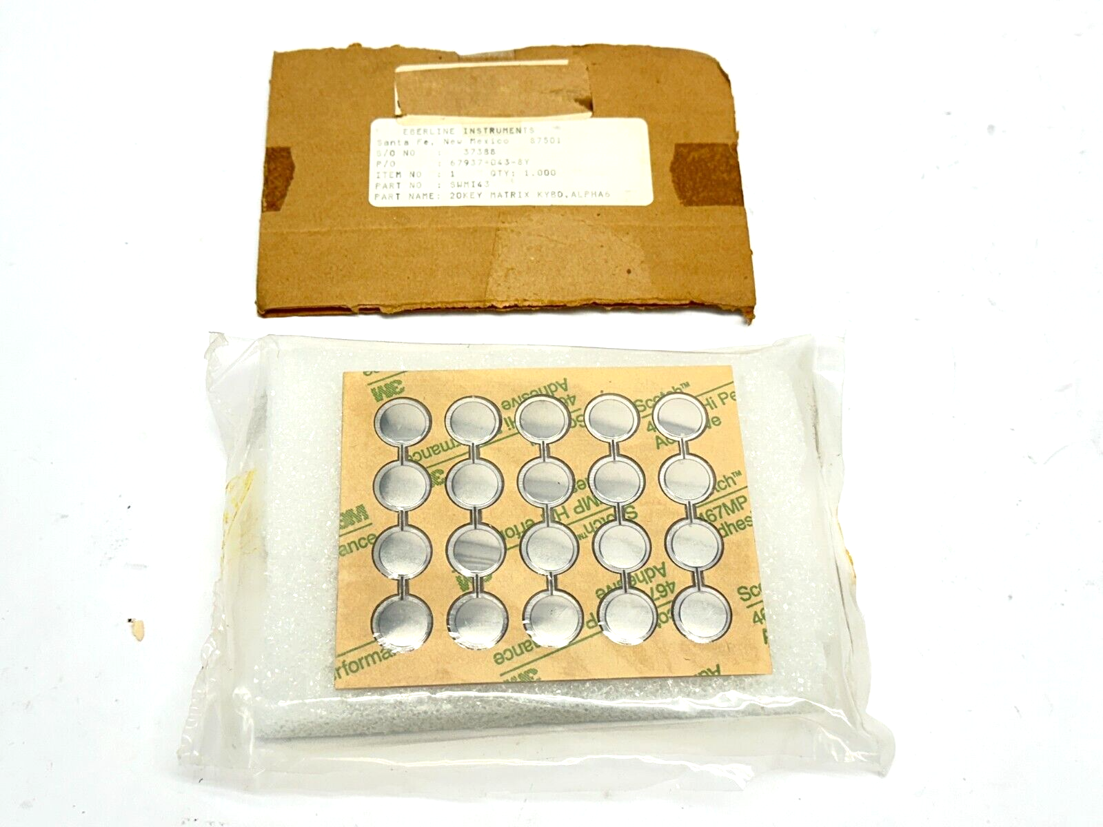 SWMI43 | Eberline 20 Key Matrix Keyboard ALPHA6 - New - Maverick Industrial Sales