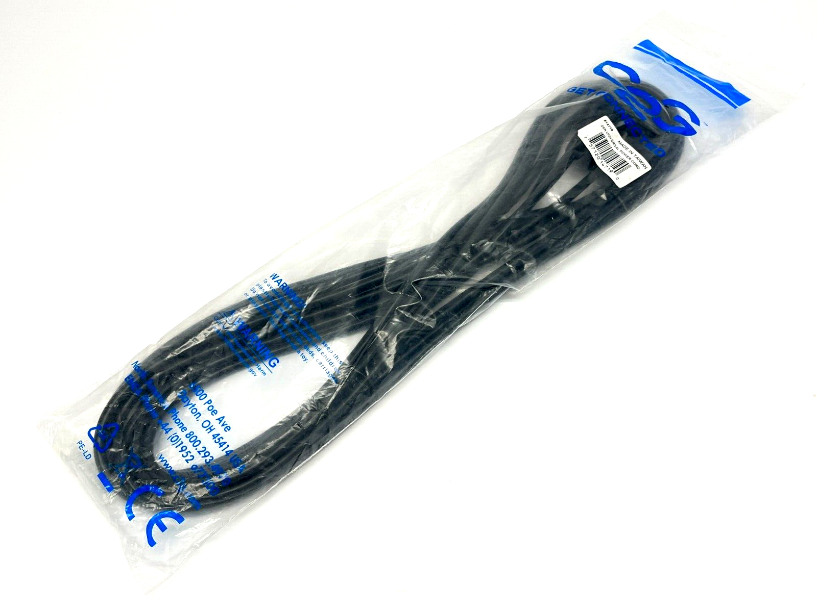 14719 | C2G Universal Power Cord 25ft - New - Maverick Industrial Sales