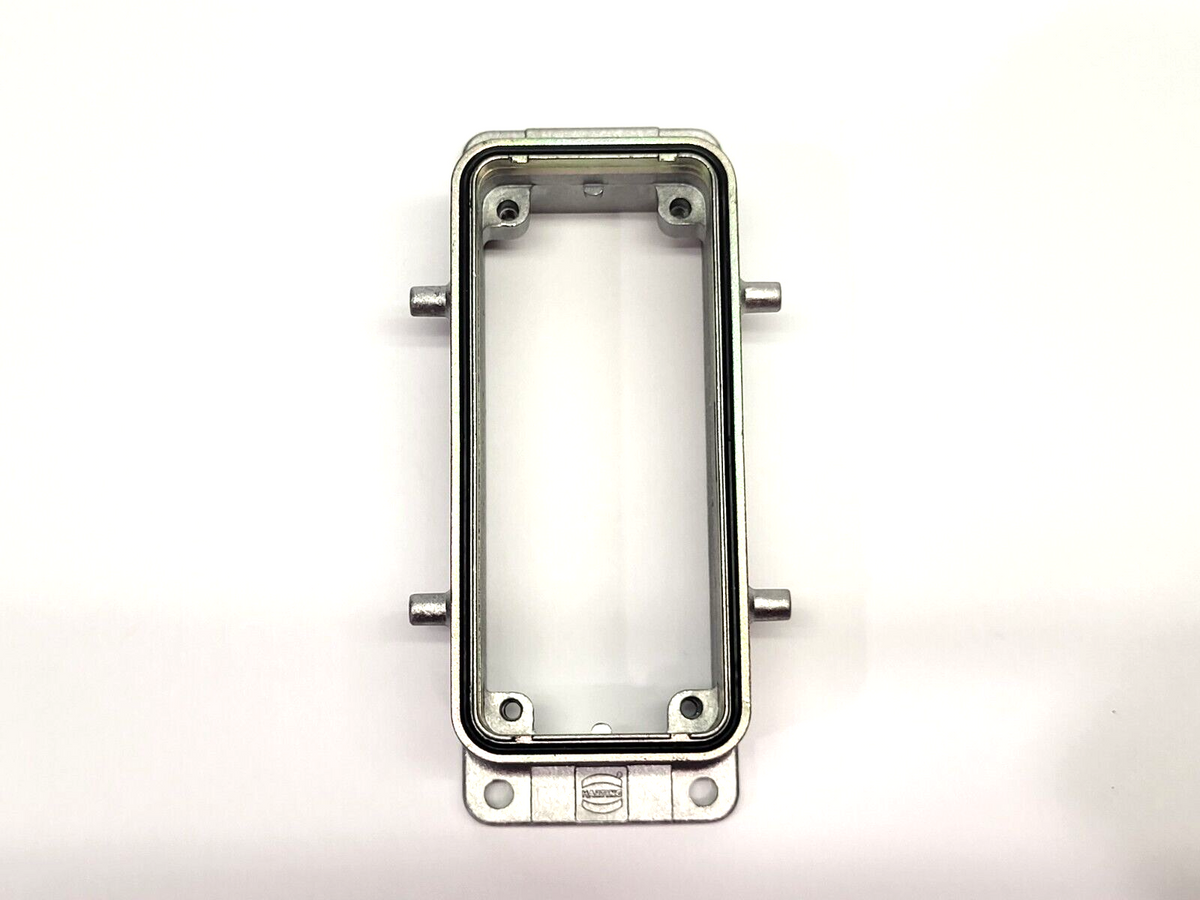 Han EMC/B 16 Base Panel,Han EMC/B 16,09628160303,09 62 816 0303 | Harting 09628160303 Han EMC/B 16 Base Panel Bulkhead Mounted Housing NO GASKET - Used - Maverick Industrial Sales