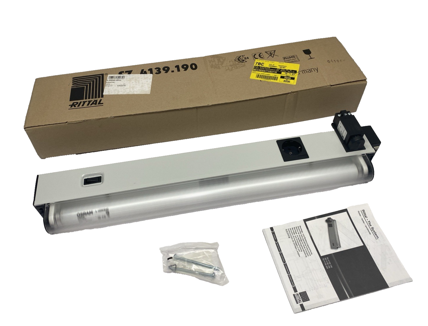 Rittal SZ 4139.190 Courtesy Light, Door Operated Switch 682 x 117 x 50mm 4139190 - Maverick Industrial Sales