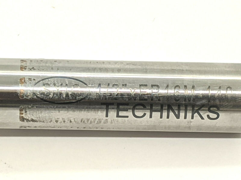 Techniks 1/2"xER16M-140 Extension Shank ER16 3/8" Collet 107mm OAL - Maverick Industrial Sales