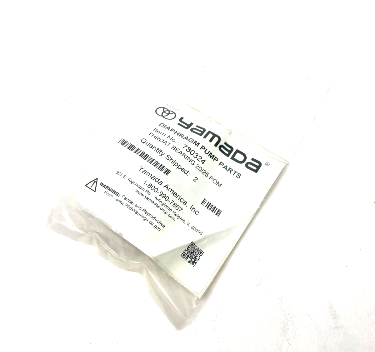 Yamada 780324 Throat Bearing 20/25 POM PKG OF 2 - New - Maverick Industrial Sales