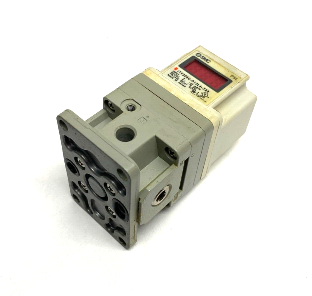 SMC ITV2030-012L4-X26 Electro-Pneumatic Regulator - For parts or not working - Maverick Industrial Sales