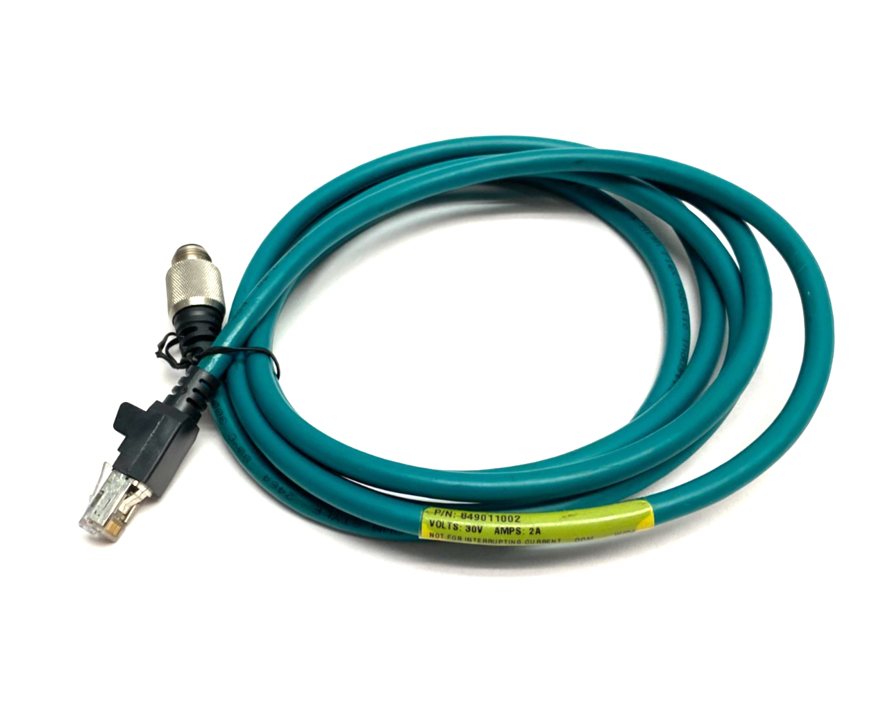 Cognex 849011002 In-Sight Ethernet Camera Cable 8-Pin Male to RJ45 2m - New – Open box - Maverick Industrial Sales