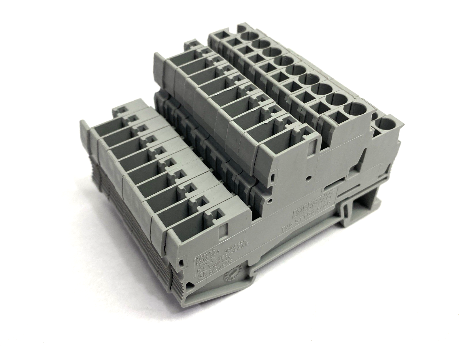 3040054 | Phoenix Contact STTB2,5/2P Double Level Terminal Block LOT OF 10 - Used - Maverick Industrial Sales