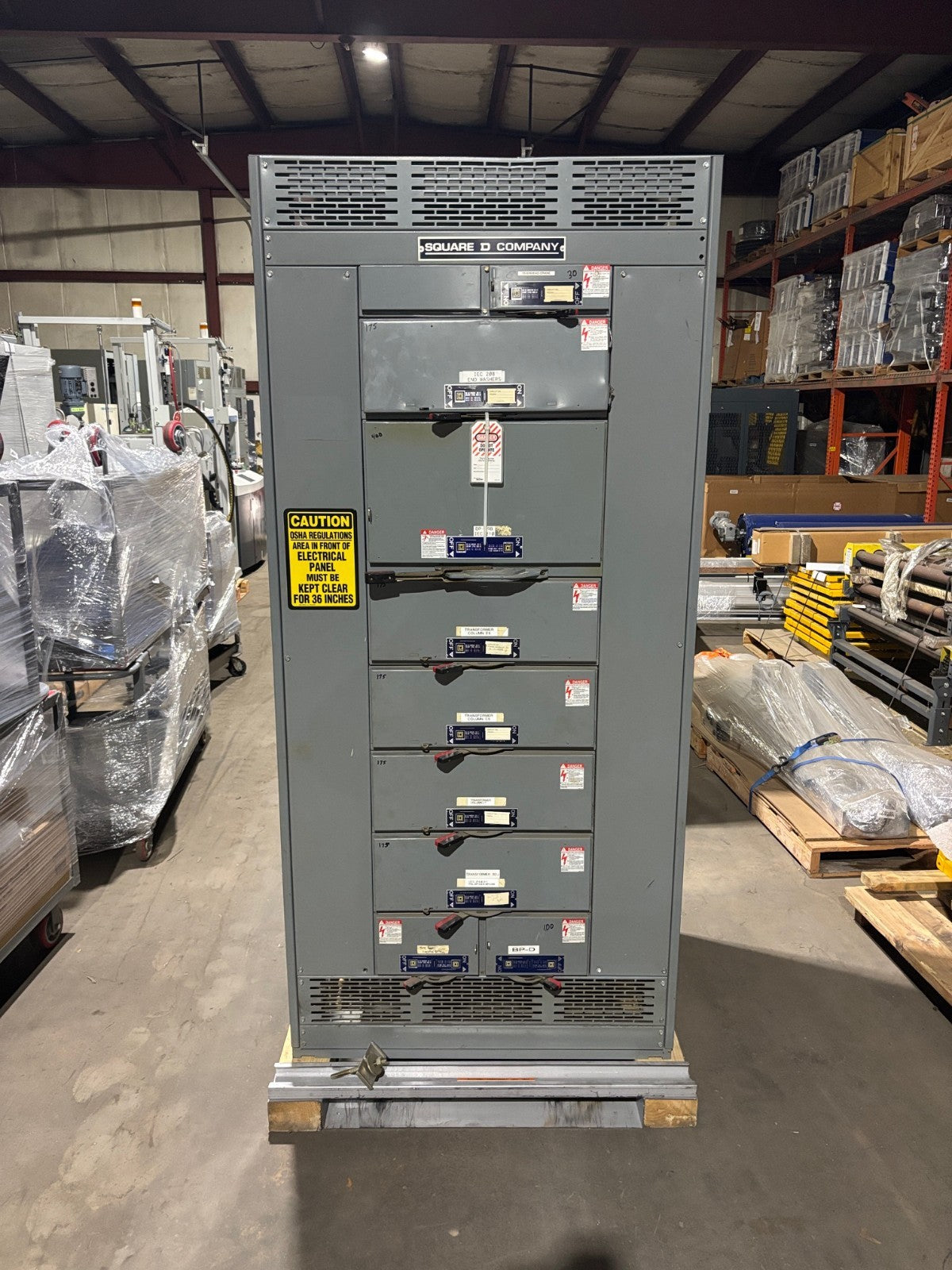 Square D QED 2 Power Style Switchboard 3000A, (5) QMB364W (2) QMB363TW, QMB365W - Maverick Industrial Sales